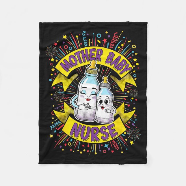 New Years Shirt, Nurse Png Bottles For The New Yea Fleece Blanket (Front)