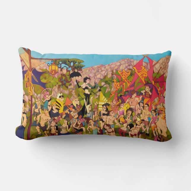 New Years Simi Valley Lumbar Cushion (Front)