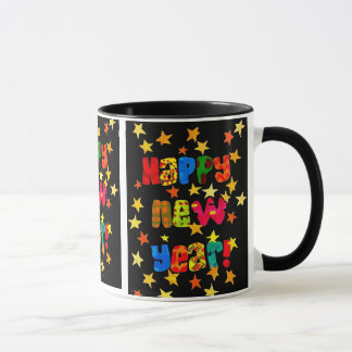 New Year's Starry Coffee Mug