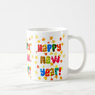 New Year's Starry Coffee Mug