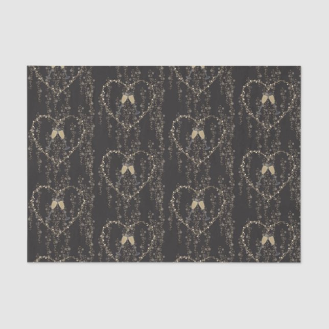 New Year's Theme Tissue Paper (Front)