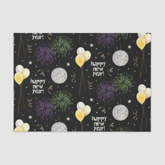 New Year's Tissue Paper (Front)