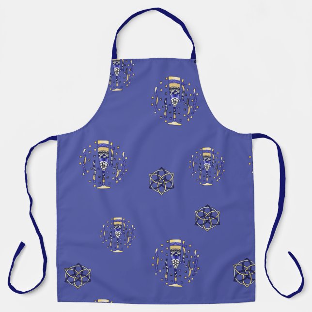 New Year's Toast All-Over Print Apron (Front)