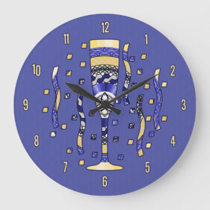 New Year's Toast Clock