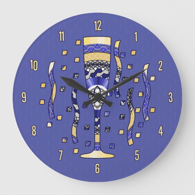 New Year's Toast Clock (Front)