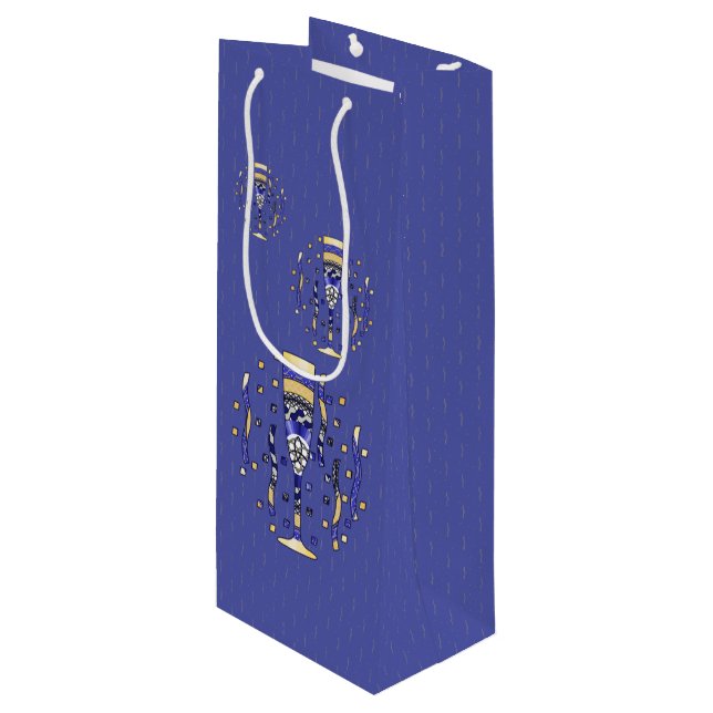 New Year's Toast Gift Bag (Front Angled)
