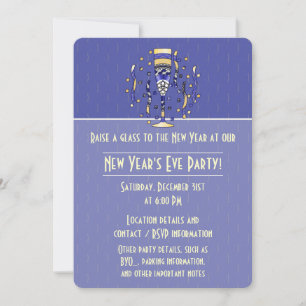 New Year's Toast Party Invitation