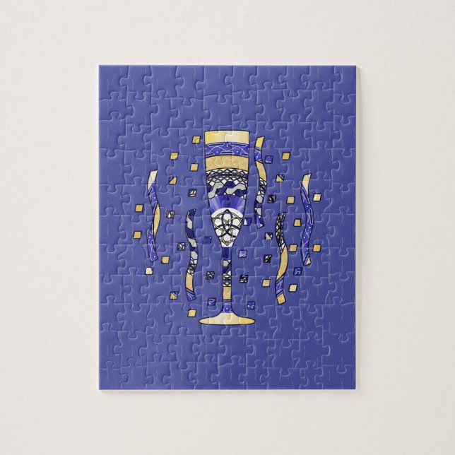 New Year's Toast Puzzle (Vertical)