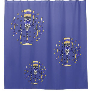 New Year's Toast Shower Curtain