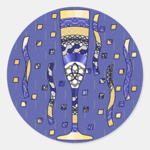 New Year's Toast Sticker