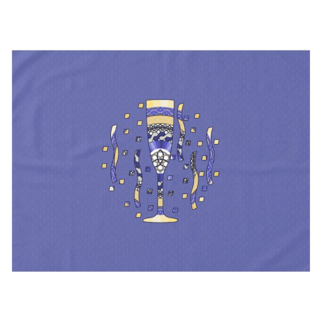 New Year's Toast Tablecloth (Front (Horizontal))