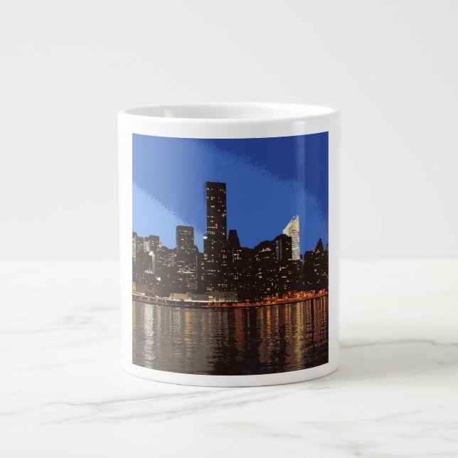 New York 001 Large Coffee Mug (Front)