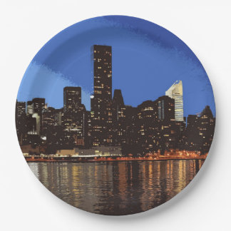 New York 001 Paper Plate