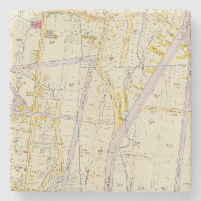 New York 10 Stone Coaster (Front)