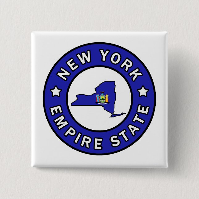 New York 15 Cm Square Badge (Front)