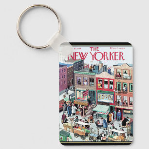 New York 1939 Daily Life Key Ring