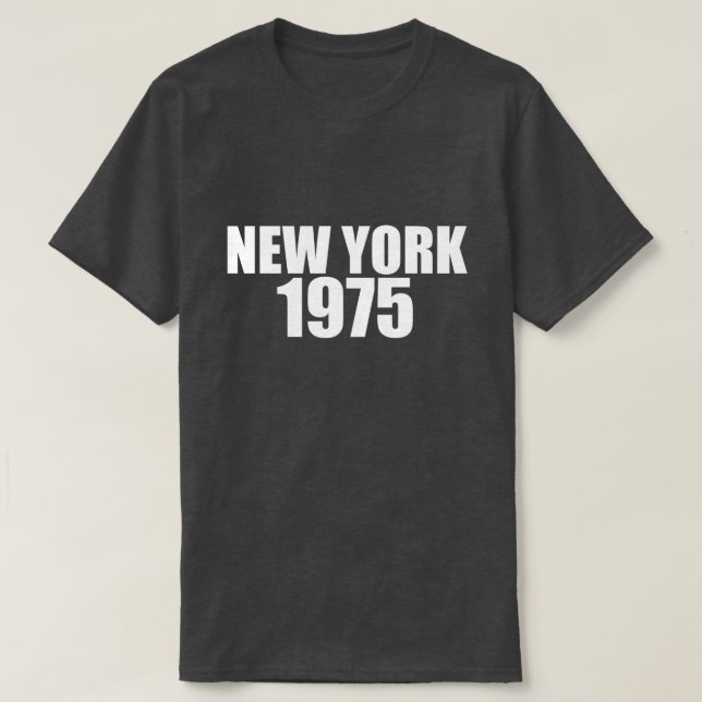NEW YORK 1975 T-Shirt (Design Front)