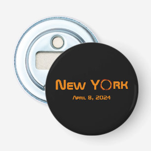New York 2024 Total Solar Eclipse Bottle Opener