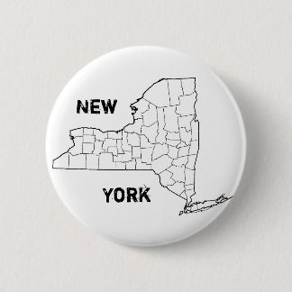 New York 6 Cm Round Badge