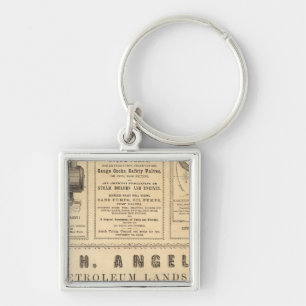 New York Advertisements Key Ring