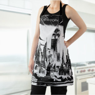 New York All-Over Print Apron