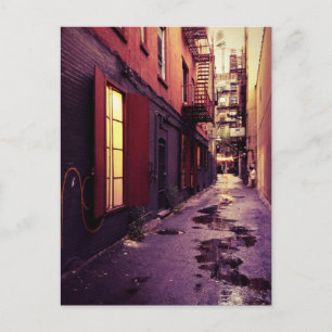 New York Alley Postcard