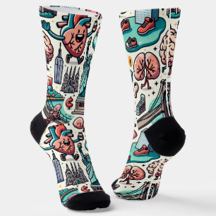 New York Anatomy Socks