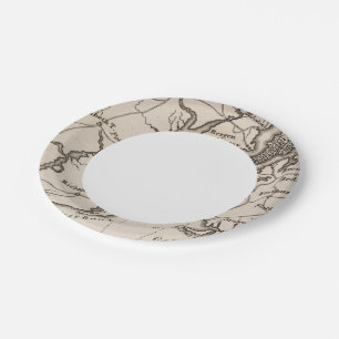 New York and New Jersey Region Paper Plate