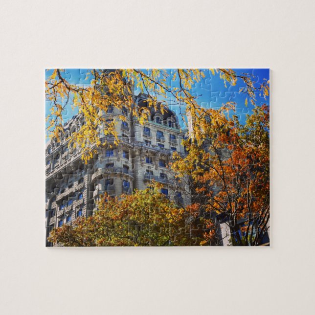 New York Architecture Broadway Upper West Side NYC Jigsaw Puzzle (Horizontal)