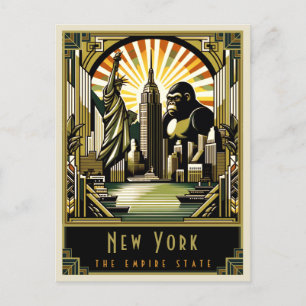 New York   Art Deco Postcard