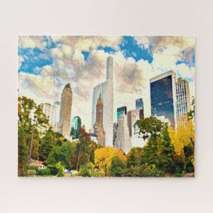 New York at it's best Central Park. Jigsaw Puzzle