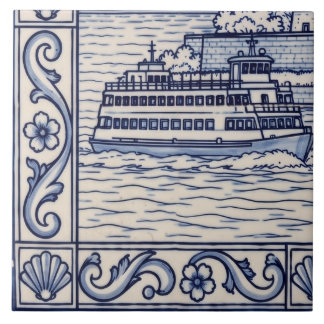 New York Azulejo Mural Tile 5 of 6 Bottom Left