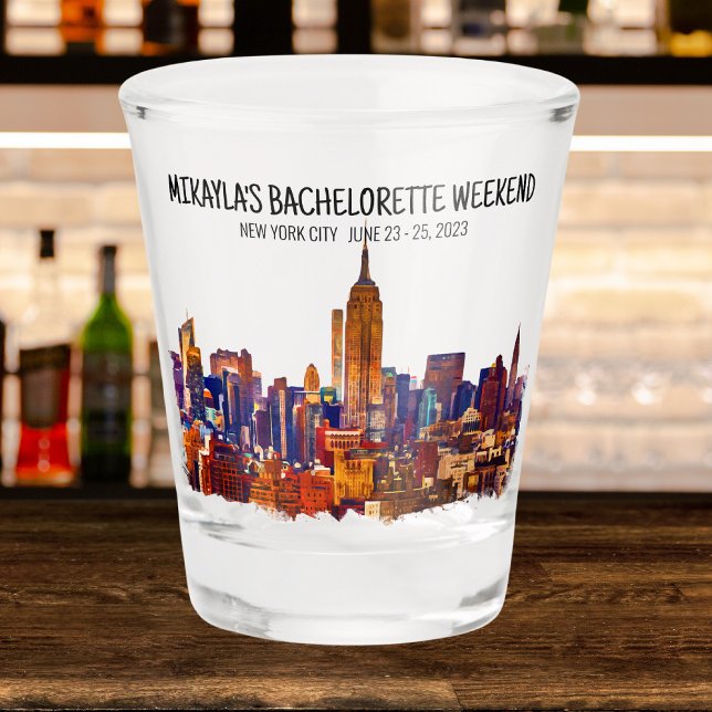New York Bachelorette Weekend Shot glass (Creator Uploaded)