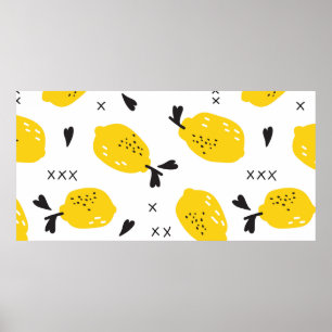 New York background pattern with color cut out pap Poster