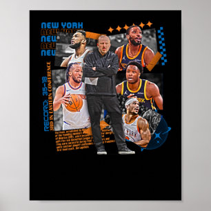 New York Basketball Team Squad Design  Poster