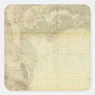 New York Bay, Harbour Square Sticker