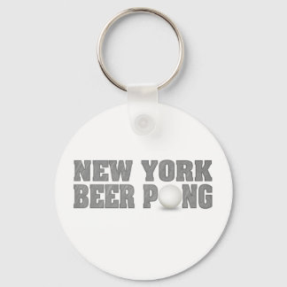 New York Beer Pong Key Ring