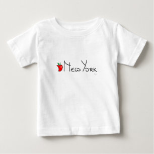 New York Big Apple Love Cool Baby T-Shirt