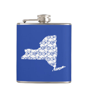 New York Bike Hip Flask
