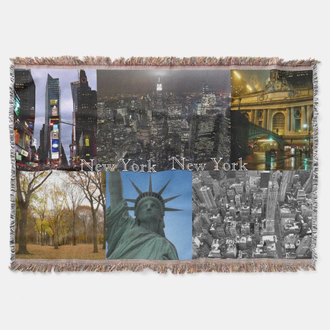 New York Blanket New York Landmark Souvenir Gift (Front)