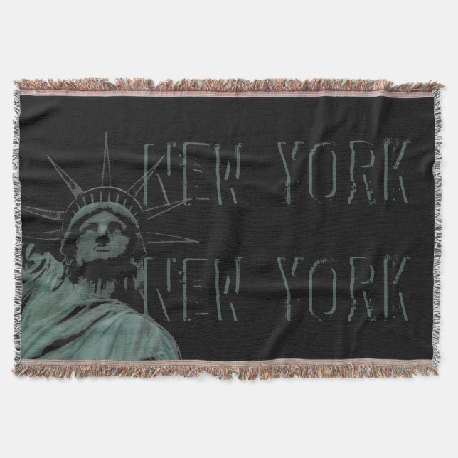 New York Blanket NYC Statue of Liberty Blanket (Front)