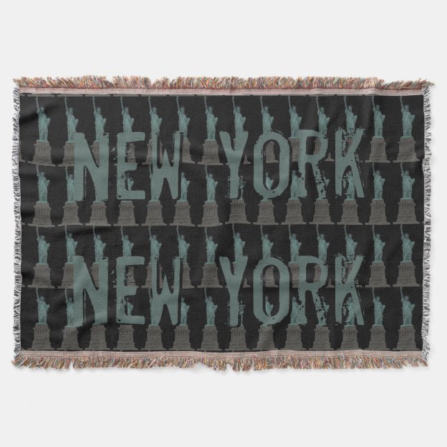 New York Blanket NYC Statue of Liberty Blanket (Front)