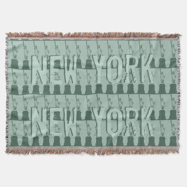 New York Blanket NYC Statue of Liberty Blanket (Front)