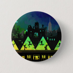 New York Boogie Nights 6 Cm Round Badge