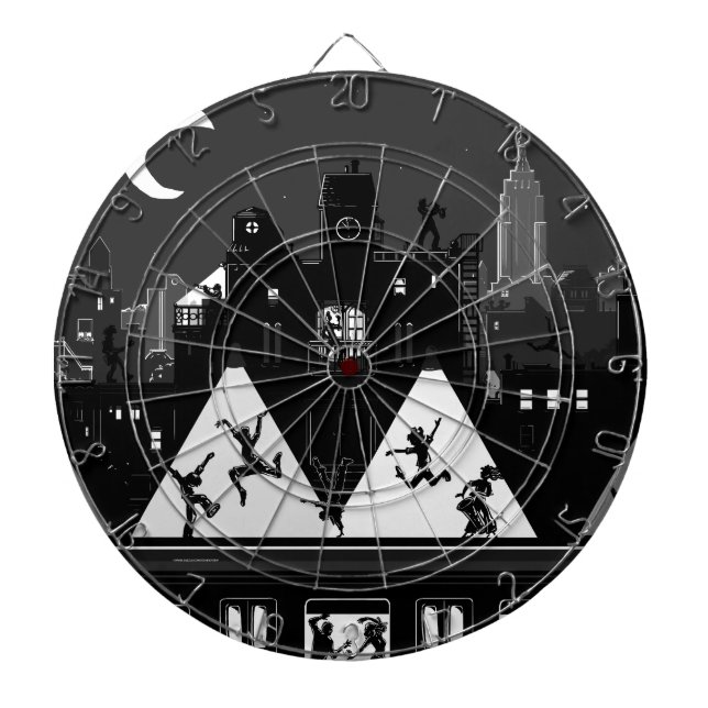 New York Boogie Nights Dartboard (Front)