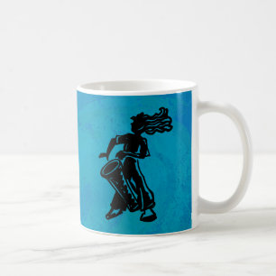 New York Boogie Nights Drum Blue Coffee Mug