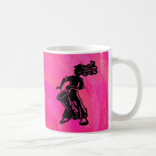 New York Boogie Nights Drum Hot Pink Coffee Mug