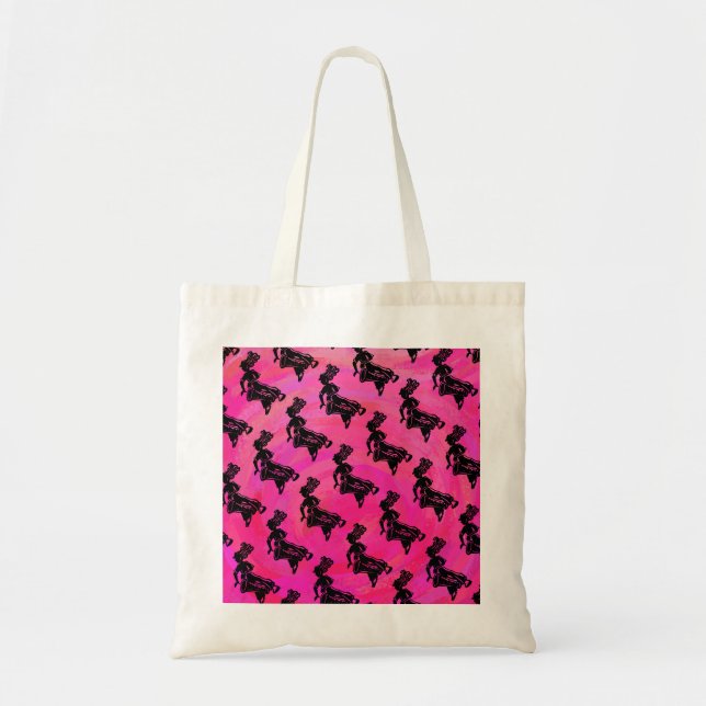 New York Boogie Nights Drum Hot Pink Tote Bag (Front)