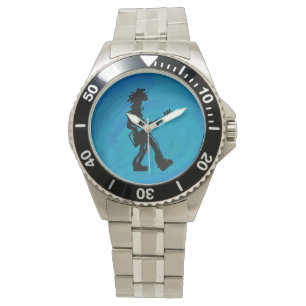 New York Boogie Nights Guitar Blue Watch