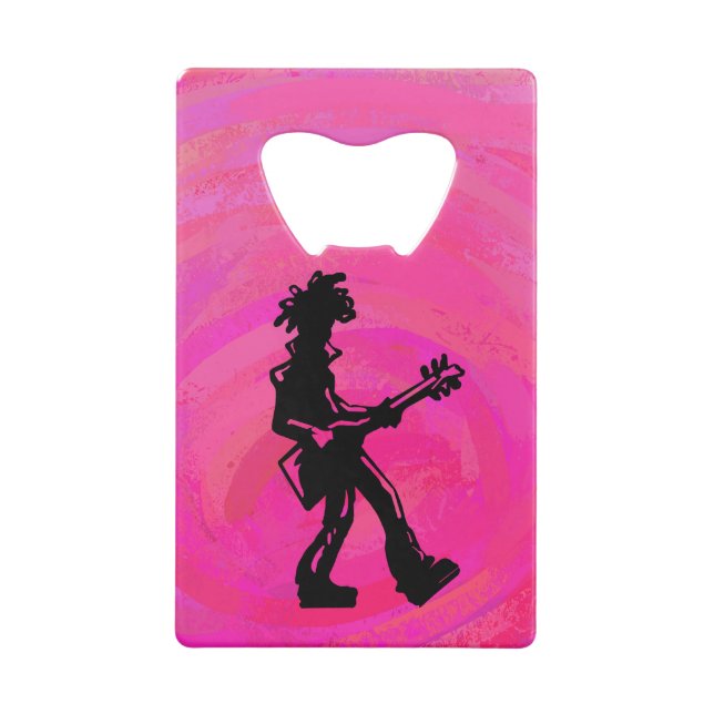 New York Boogie Nights Guitar Hot Pink (Back)